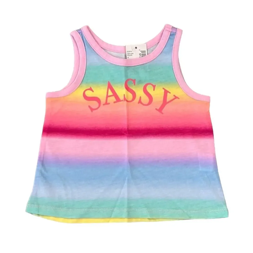 NWT Children's Place Pastel Rainbow W/